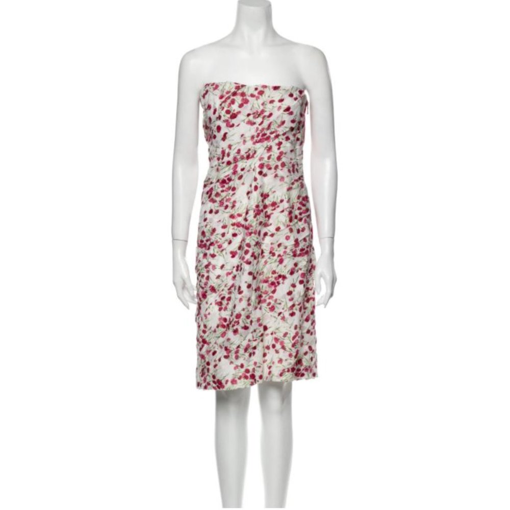 DOLCE & GABBANA Floral Print Mini Dress Size: M |